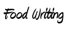 foodwriting
