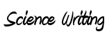 sciencewriting